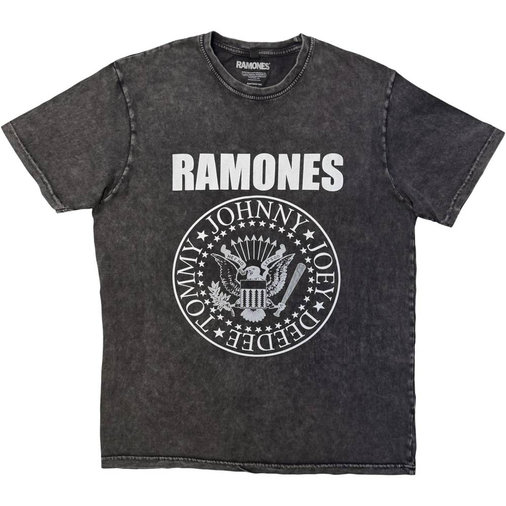 Ramones - Presidential Seal Mens Tshirt - Grey